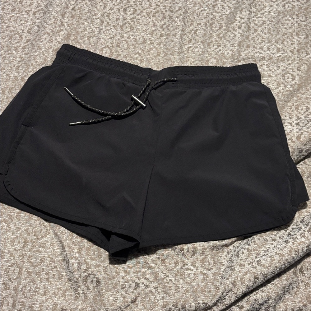 Avalanche Black Sports Shorts